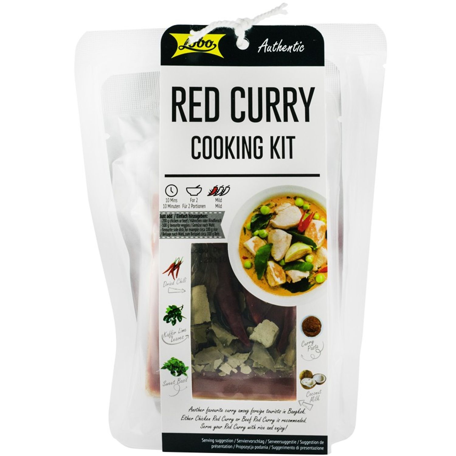 Kit pentru gatit curry rosu, 253g lobo fotografia produsului