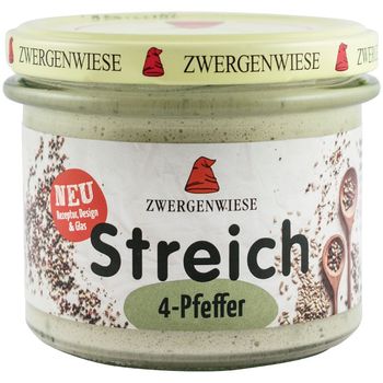 Crema tratinabila bio vegetala cu 4 sortimente de piper 180g zwergenwiese