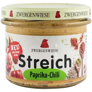 Crema tartinabila bio vegetala cu paprika si chili 180g zwergenwiese