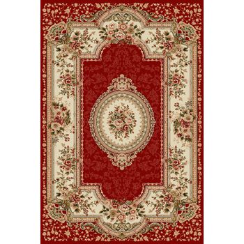 Covor clasic, lotos 571, grena, 160x230 cm, 1800 gr/mp