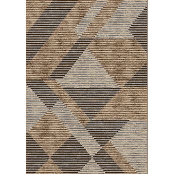 Covor modern, daffi 13126, bej/maro/gri/crem, 60x110 cm, 1700 gr/mp