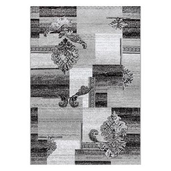 Covor modern, cappuccino 16009-90, gri, 160x230 cm, 1700 gr/mp