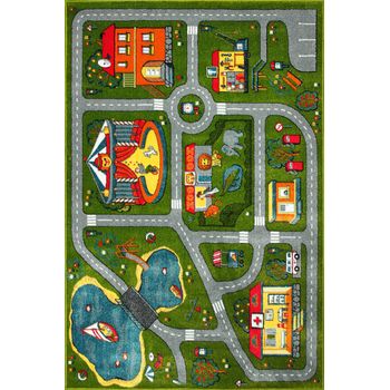 Covor pentru copii, kolibri drumulete 11061, 80x150 cm, 2300 gr/mp