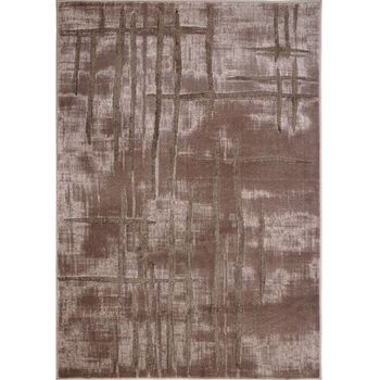 Covor modern, sofia scratch, maro, 160x230 cm, 2450 gr/mp