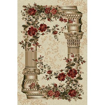 Covor clasic, lotos coloane 532, bej / crem, 120x170 cm, 1800 gr/mp