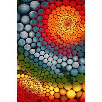 Covor modern, kolibri multicolor 11056, 80x150 cm, 2300 gr/mp