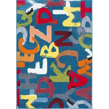Covor pentru copii, kolibri litere, 120x170 cm, 2300 gr/mp