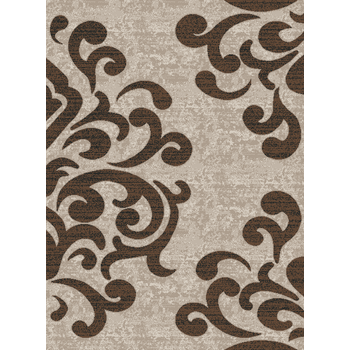 Covor Modern, Cappuccino 16028, Bej / Maro, 100×200 cm, 1700 gr/mp Delta Carpet imagine 2022 caserolepolistiren.ro