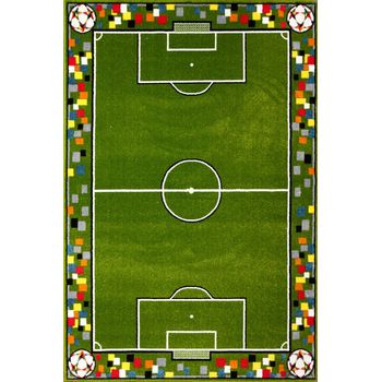 Covor pentru copii, kolibri teren fotbal, 11118, 120x170 cm, 2300 gr/mp