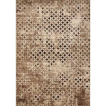 Covor modern, daffi 13156, maro/bej, 100x200 cm, 1700 gr/mp