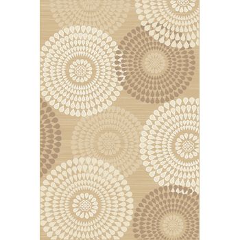 Covor modern, cardinal 25511, bej, 80x150 cm, 2300 gr/mp