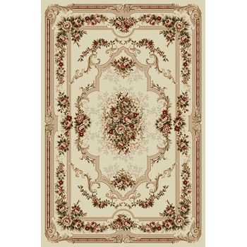 Covor clasic, lotos 574, crem / bej, 200x300 cm, 1800 gr/mp