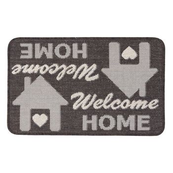 Covor pentru usa intrare, flex 19504-91, antiderapant, maro, 50x80 cm