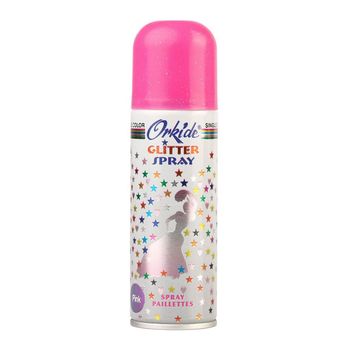 Spray Stralucitor ROZ Pentru Par Si Corp Orkide Glitter Spray, 90 ml elefant.ro