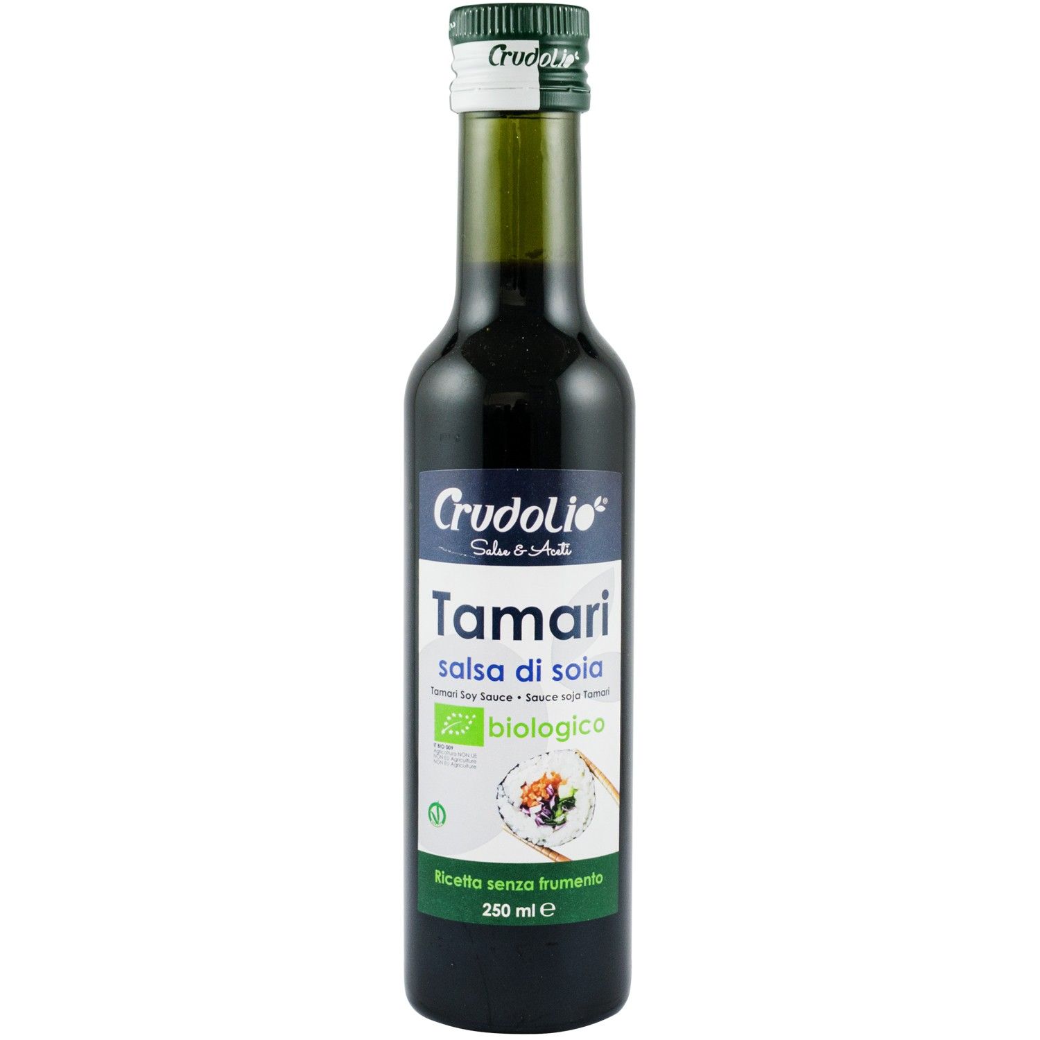 Sos de soia Bio tamari 250 ml Crudolio fotografia produsului