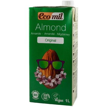 Bautura bio de migdale original indulcita cu sirop de agave, 1l ecomil