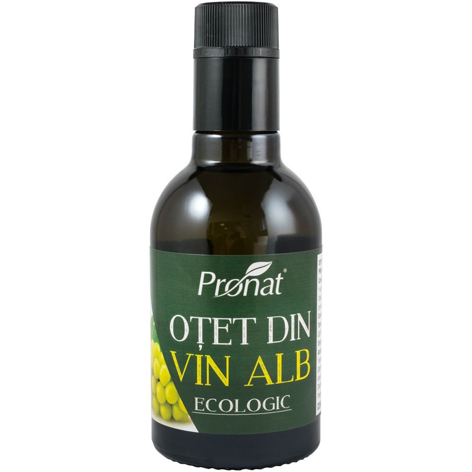 Otet Bio din vin alb 12% aciditate, 250ml fotografia produsului