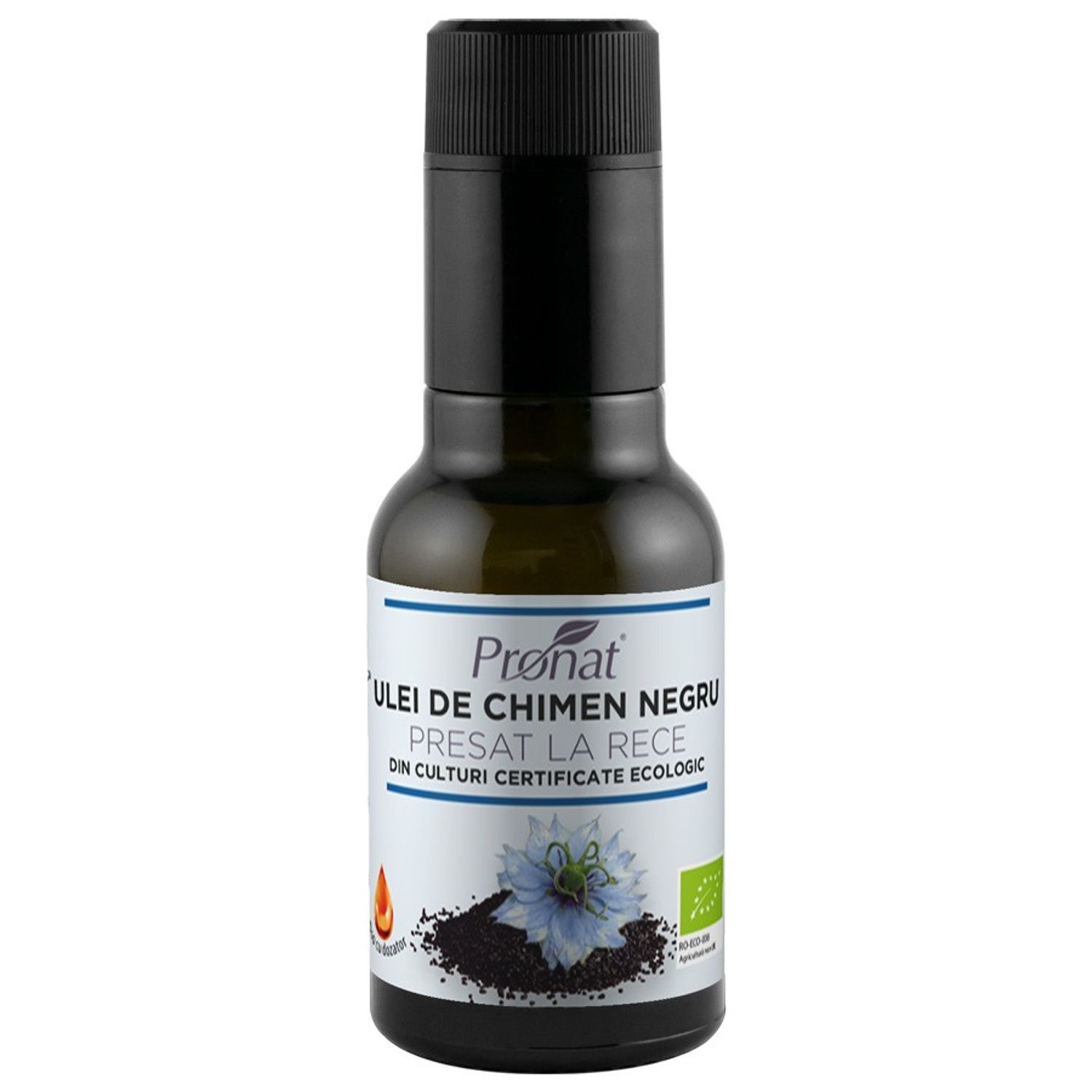 Ulei Bio de chimen negru presat la rece, 100 ml fotografia produsului