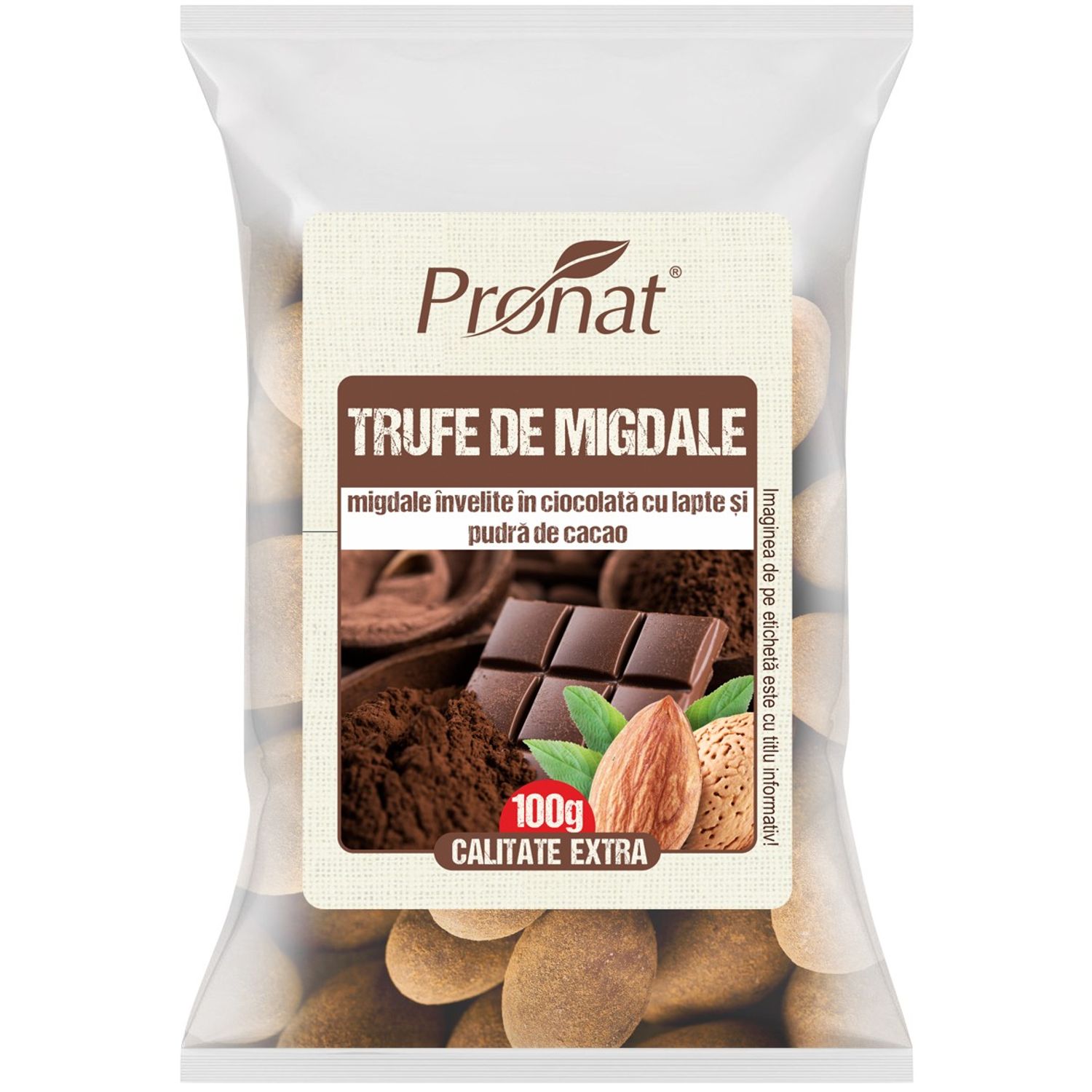Trufe de migdale, 100g fotografia produsului