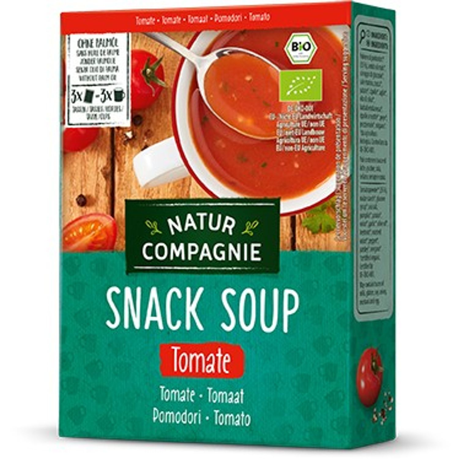 Supa Bio instant de rosii, 3x20g Natur Compagnie fotografia produsului