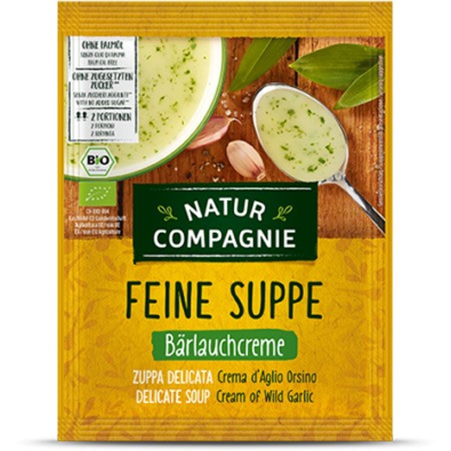 Supa crema de leurda, Bio, 40 g Natur Compagnie fotografia produsului