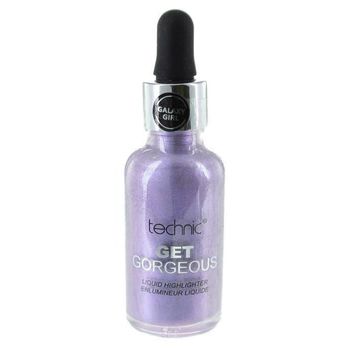 Iluminator lichid cu particule irizante technic get gorgeous - galaxy girl, 34 ml
