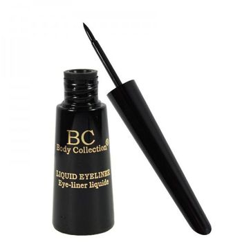 Tus de ochi body collection england black liquid eyeiner, negru, 4 ml