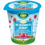 Iaurt Bio din lapte de capra cu zmeura, 125g Leeb Vital fotografia produsului