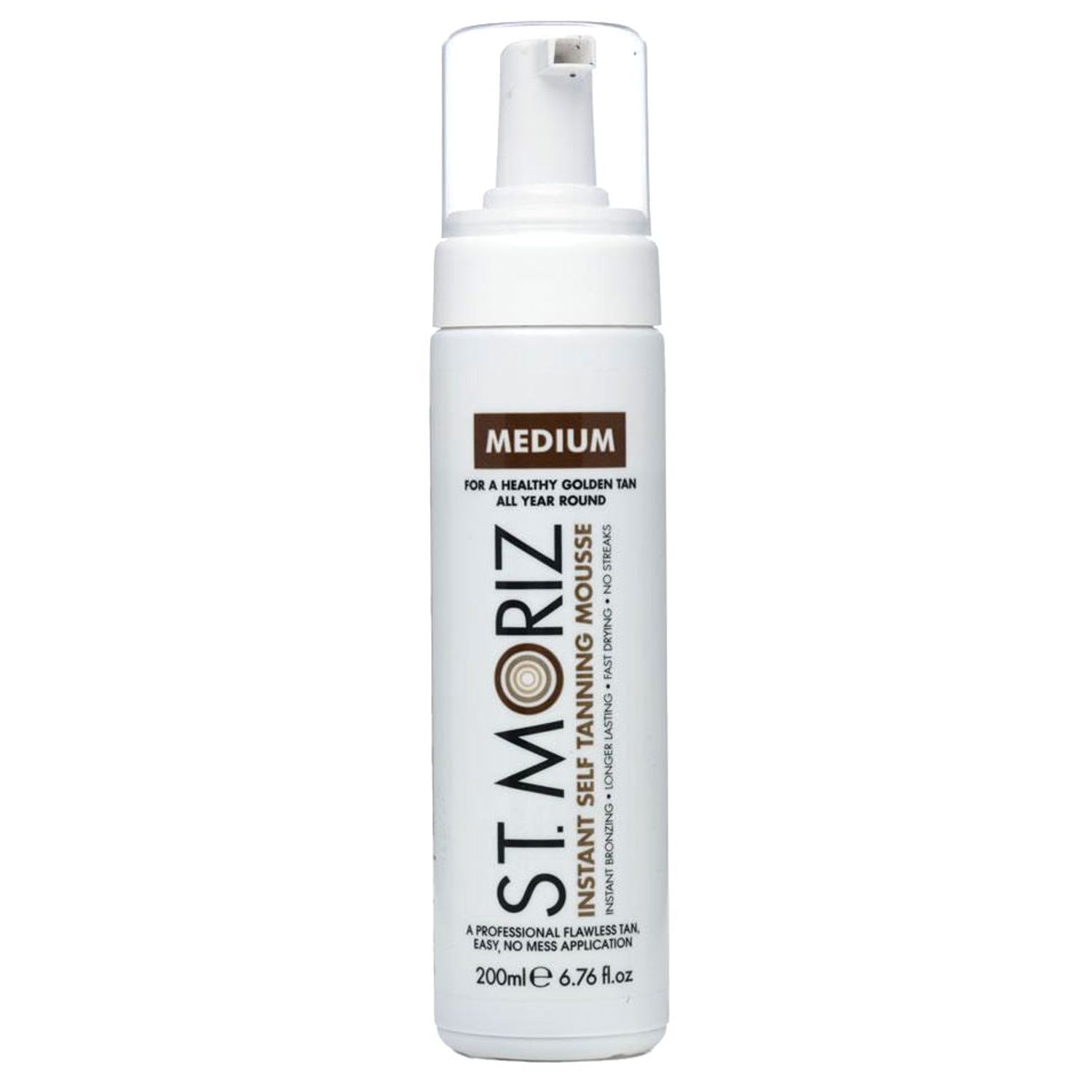 Spuma Autobronzanta Profesionala ST MORIZ Instant Tanning Mousse - Medium, 200 ml fotografia produsului