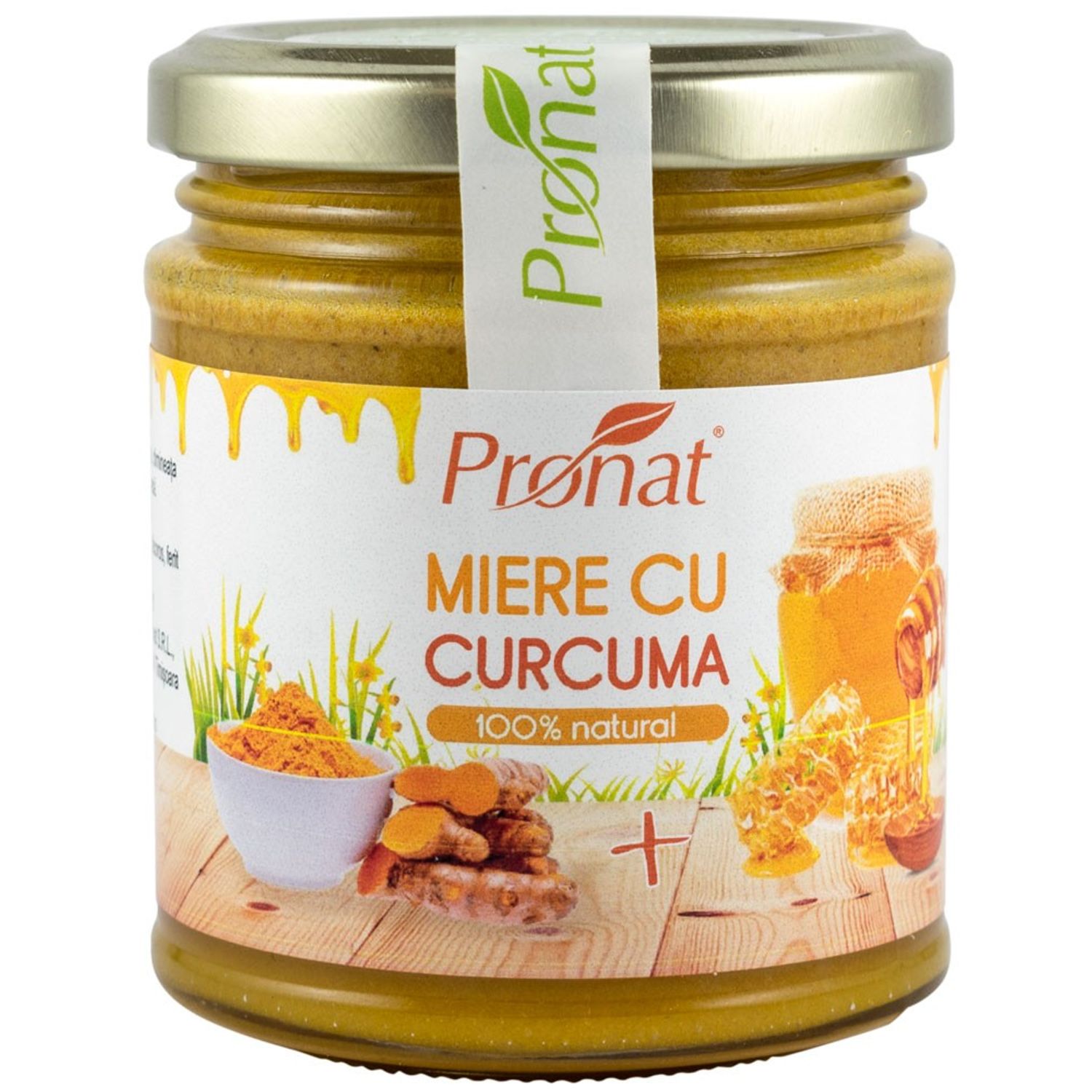 Miere cu curcuma, 220 g fotografia produsului