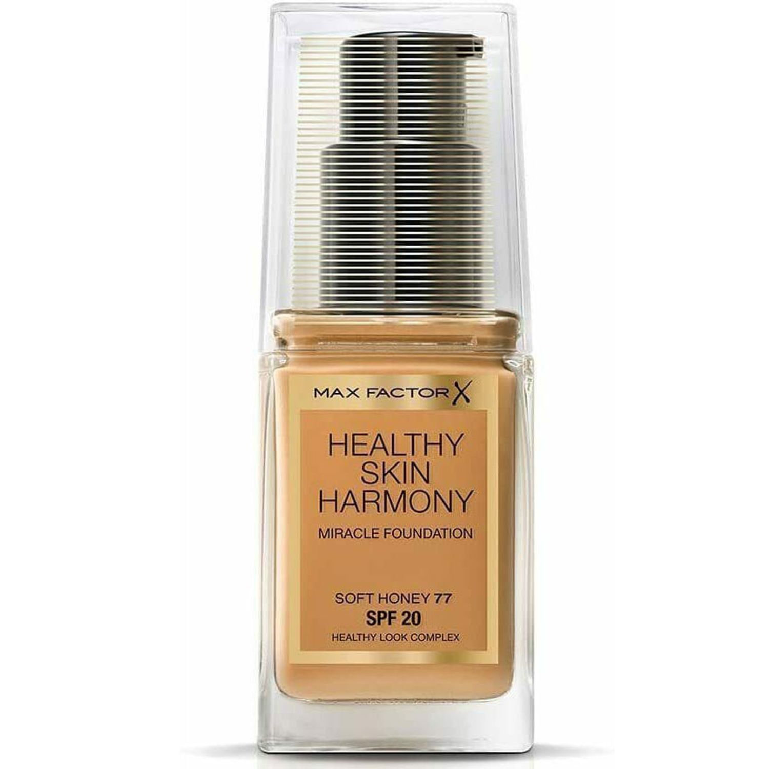 Fond de ten Max Factor Healthy Skin Harmony Miracle, 77 Soft Honey, 30 ml fotografia produsului