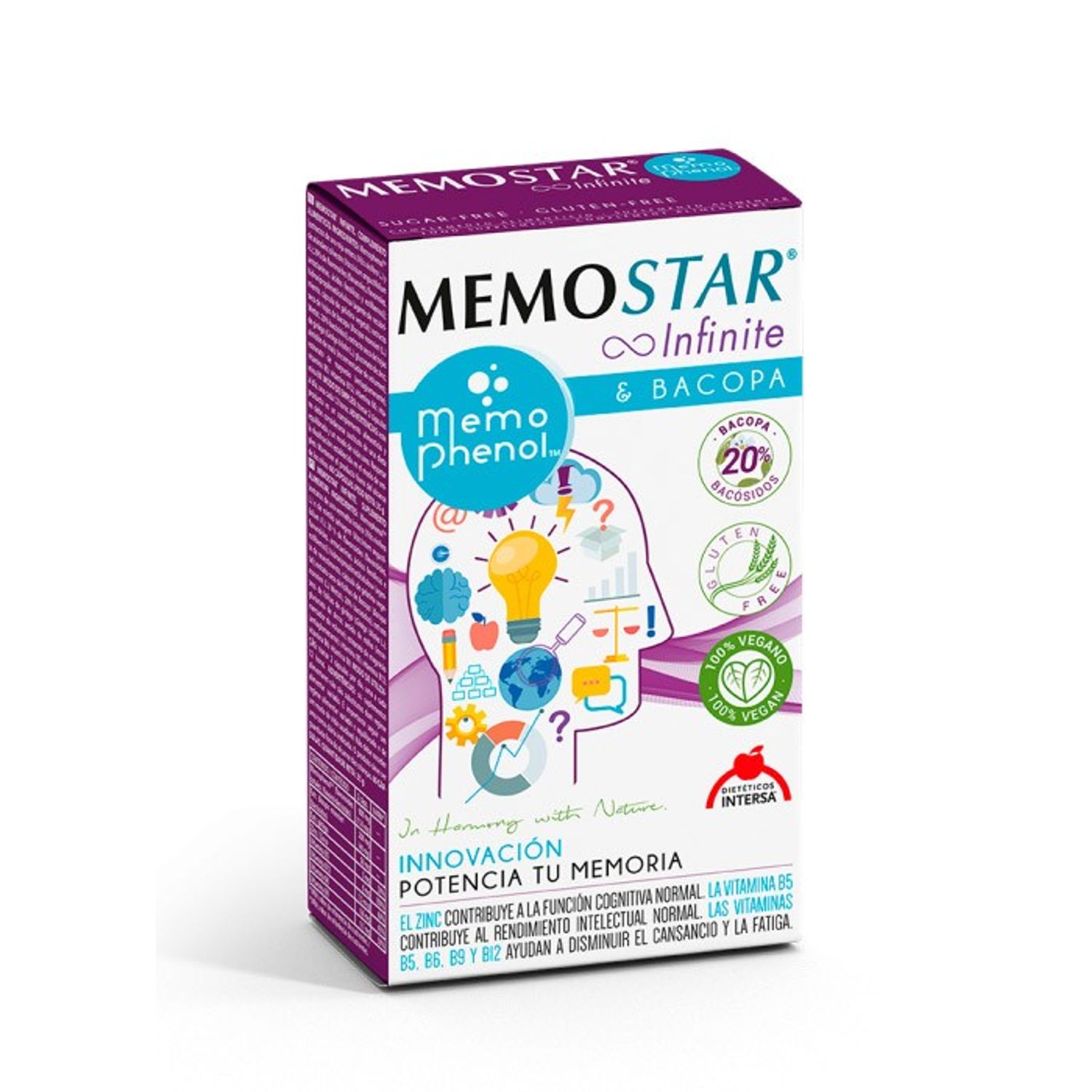 Memostar infinit, 60 capsule Dieteticos intersa fotografia produsului