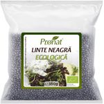 Linte neagra Bio (beluga), 350 g fotografia produsului