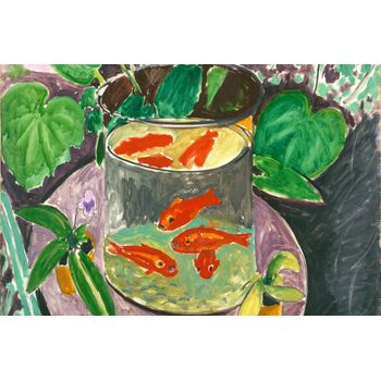 Tablou canvas pentru bucatarie & bar, goldfish, printly, 70 x 50 cm