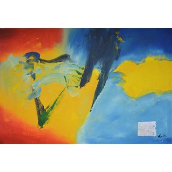 Tablou original pentru living , printly, arta abstracta, 70 x 50 cm