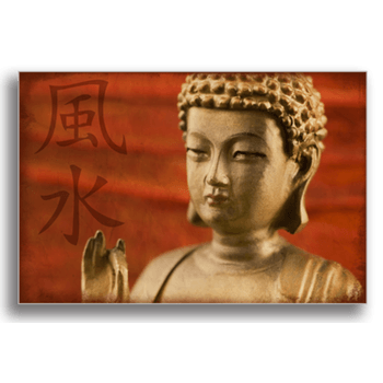 Tablou canvas, statueta buddha 2, printly, 100x70cm