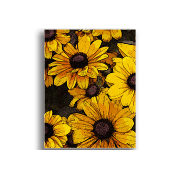 Tablou canvas, sun flowers, printly, 100x70cm