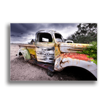 Tablou canvas, rustic truck, printly, 100x70cm