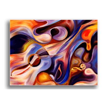 Tablou canvas, musis and rhythm, printly, 100x70cm