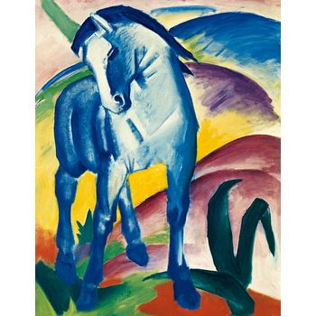 Tablou canvas, cal albastru , 50 x 70 cm