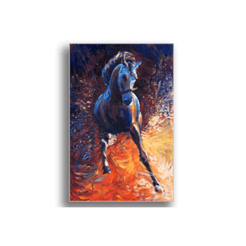 Tablou canvas, blue horse, printly, 100x70cm