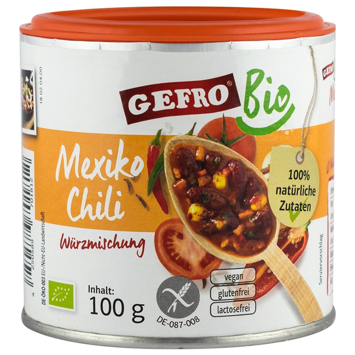 Amestec Bio de condimente mexico chili 100g Gefro fotografia produsului