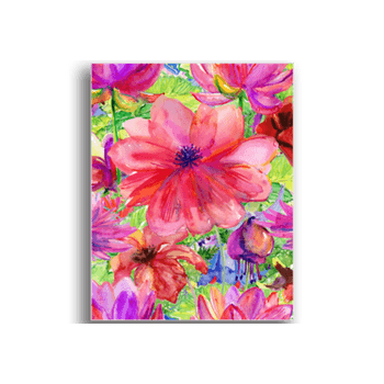 Tablou canvas, modern floral, printly, 100x70cm