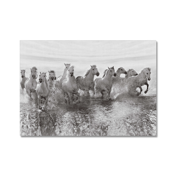 Tablou canvas herd of horses, printly, 100x70 cm