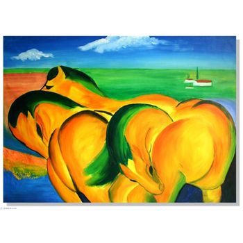 Tablou cu animale, cai, printly, 50 x 70 cm