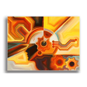 Tablou canvas, colors of the mind, printly, 100x70cm