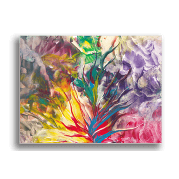 Tablou canvas, abstract flower, printly, 100x70cm