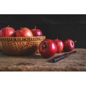 Tablou canvas, freshred apples dph113028368, 100 x 70 cm