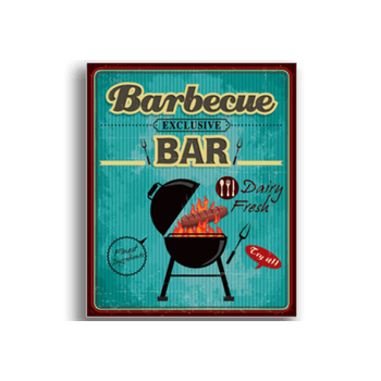 Tablou canvas, barbeque bar, printly, 100x70cm