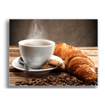 Tablou canvas, breakfast coffee, printly, 100x70cm